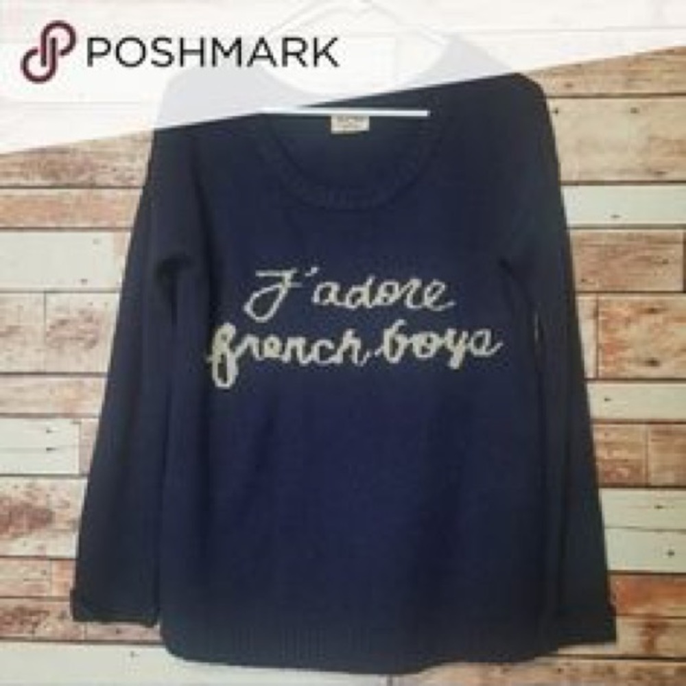 Black Poppy J’adore French Boys Sweater